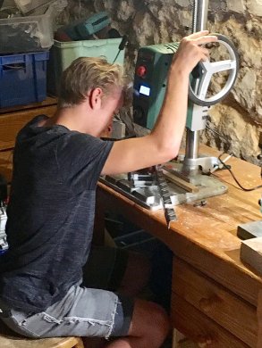 Antoine at work